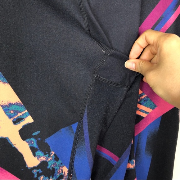 Zella black blue pink workout leggings - Picture 4 of 7